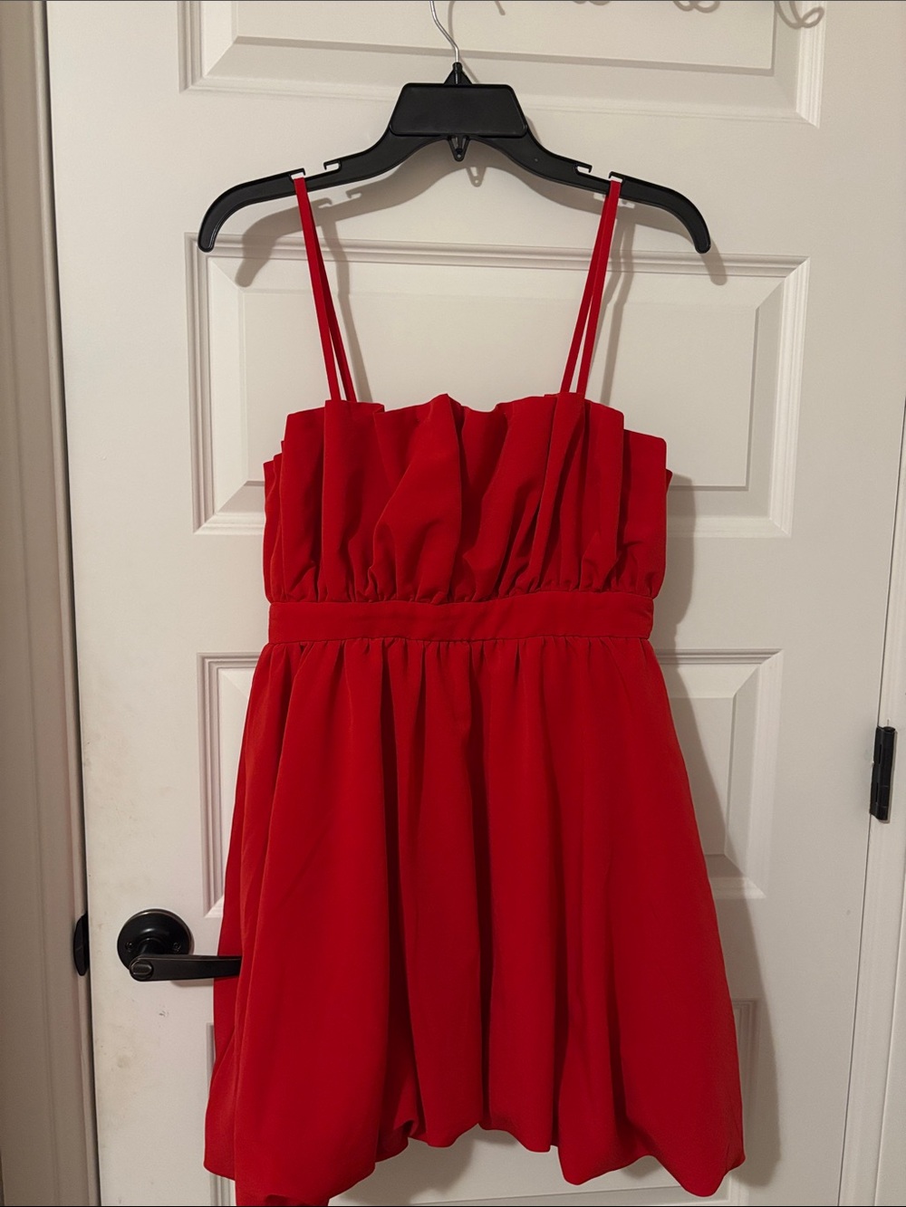 Red Bubble Skirt Dress